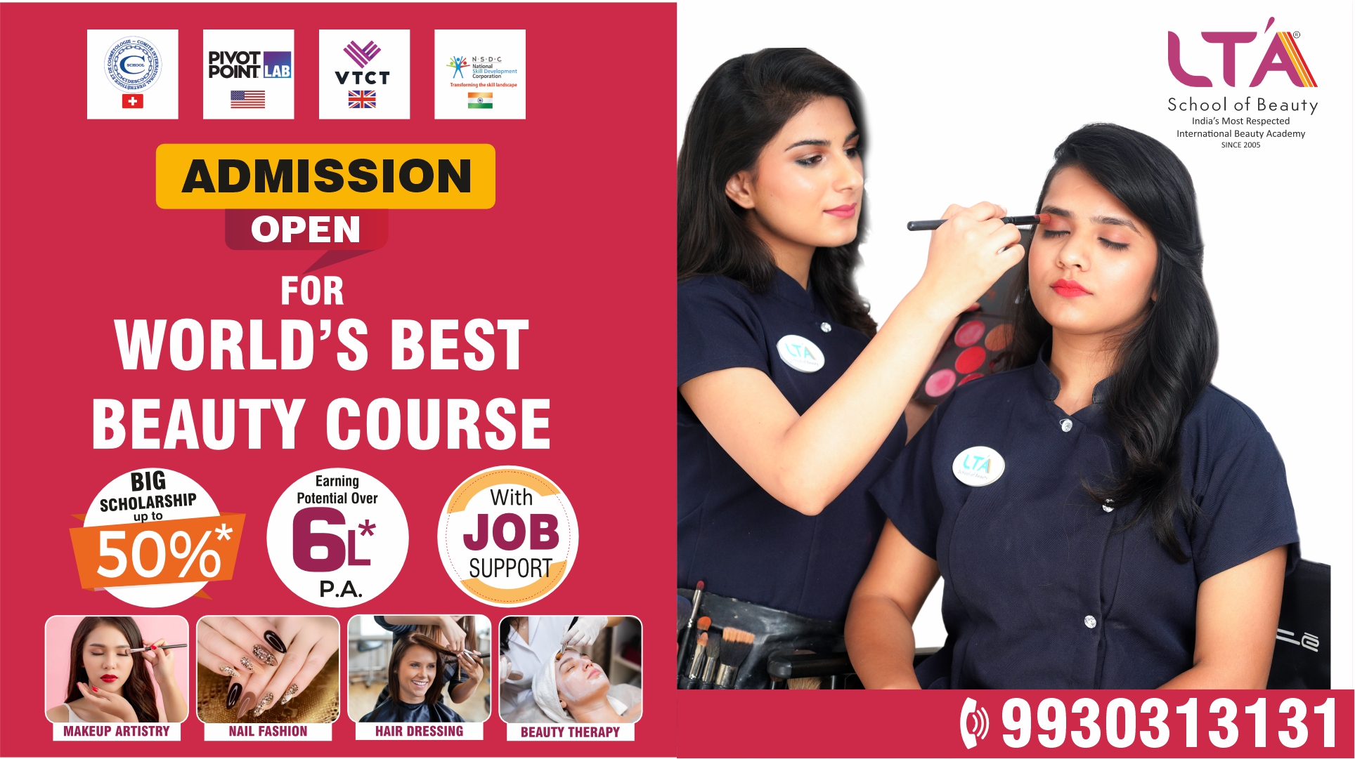 LTA School Of Beauty | Best International Beauty Academy