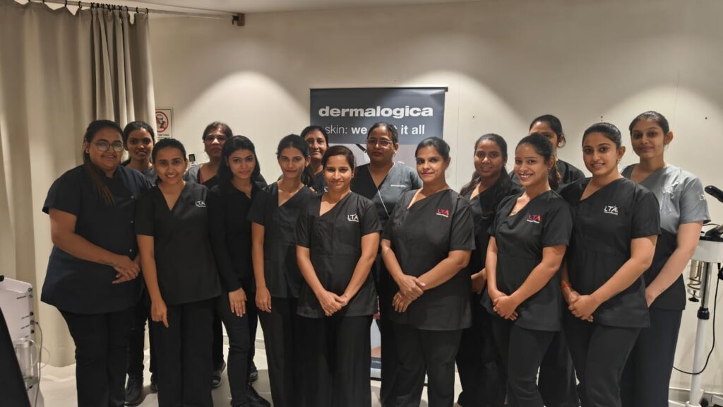 LTA students at Dermalogica