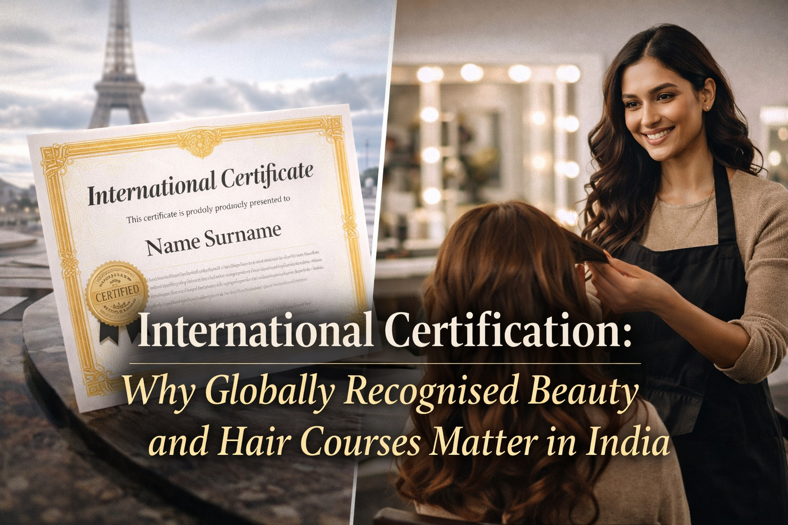 Globally Recognised Beauty and Hair Courses