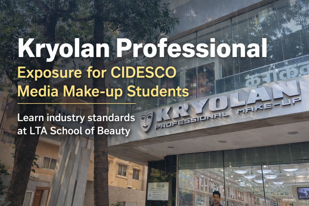 Kryolan Professional for CIDESCO Media Make-up Students