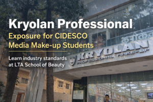 Kryolan Professional for CIDESCO Media Make-up Students