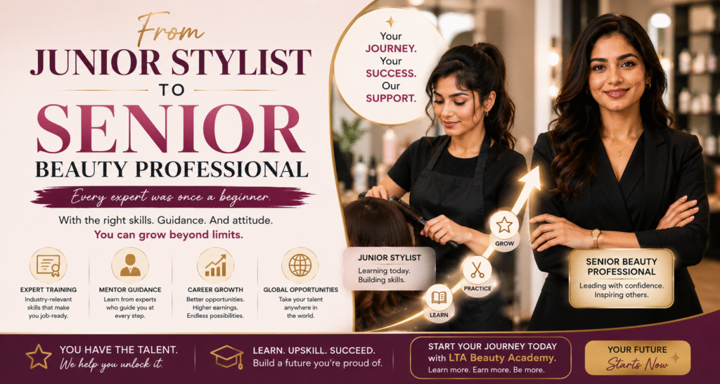 From Junior Stylist to Senior Beauty Professional