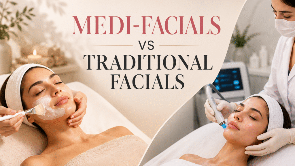Medi Facials Vs Traditional Facials