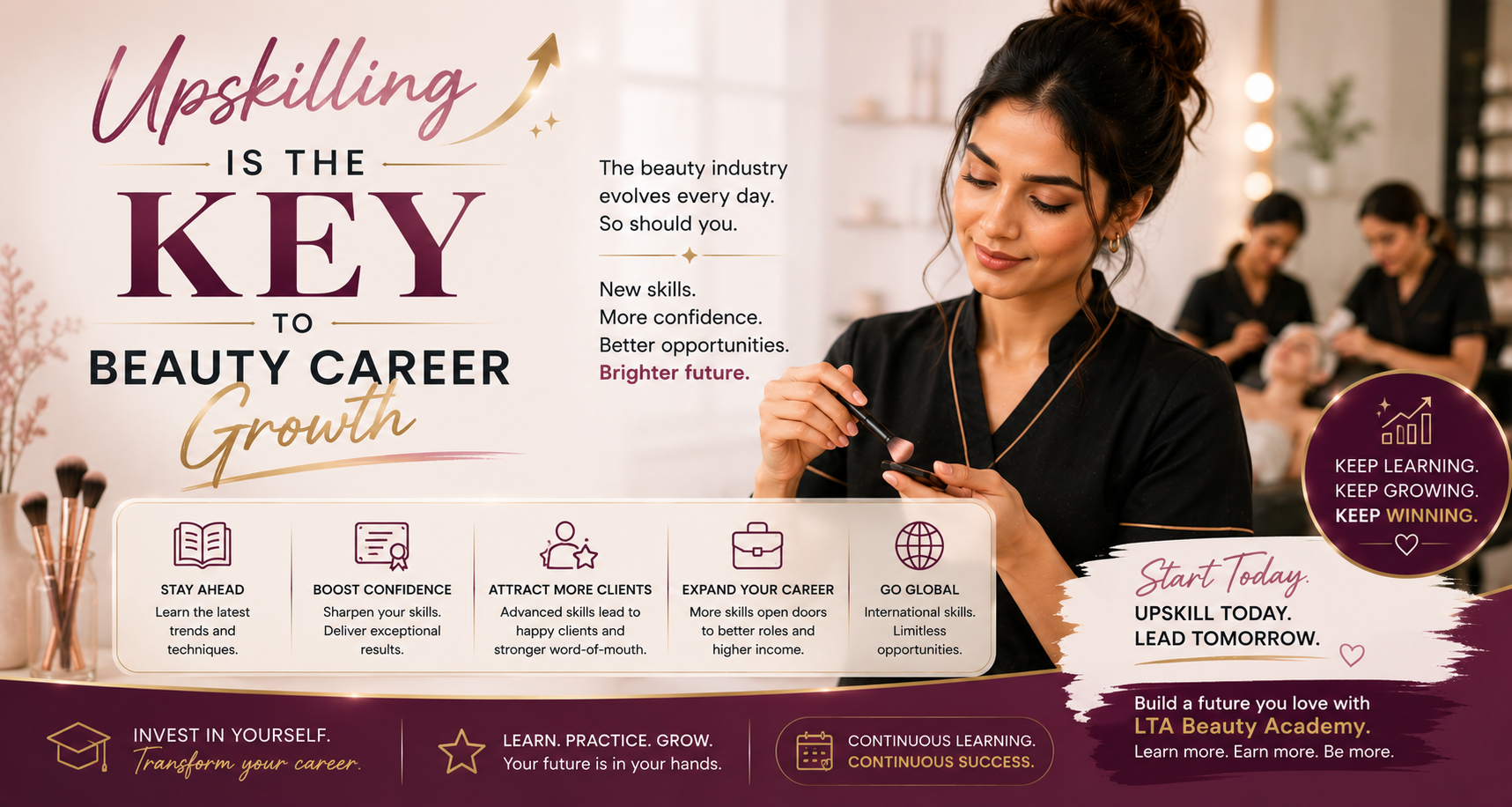 Upskilling Is the Key to Beauty Career Growth