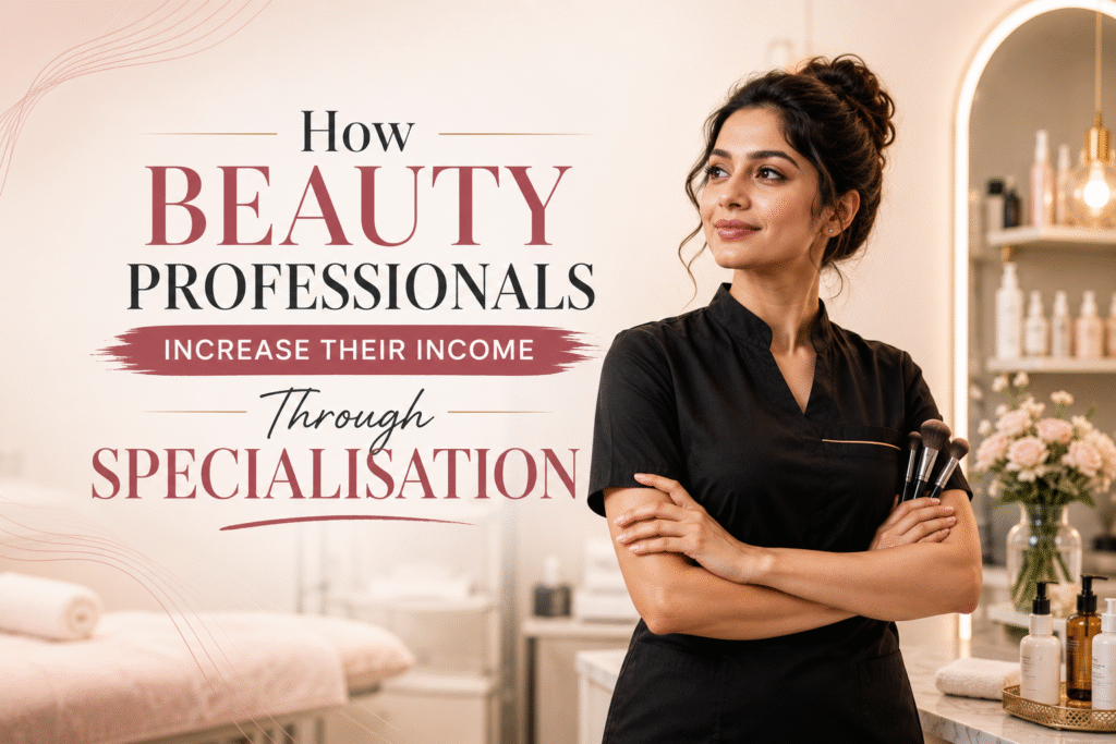 How Beauty Professionals Increase Their Income Through Specialisation