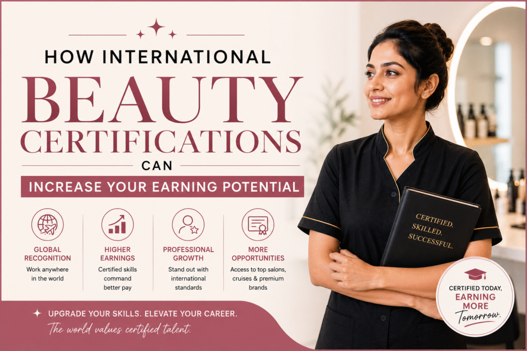 How International Beauty Certifications Can Increase Your Earning Potential