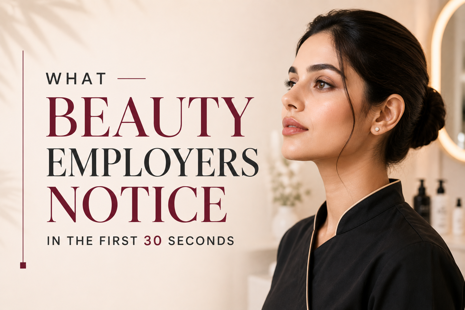 What Beauty Employers Notice in the First 30 Seconds