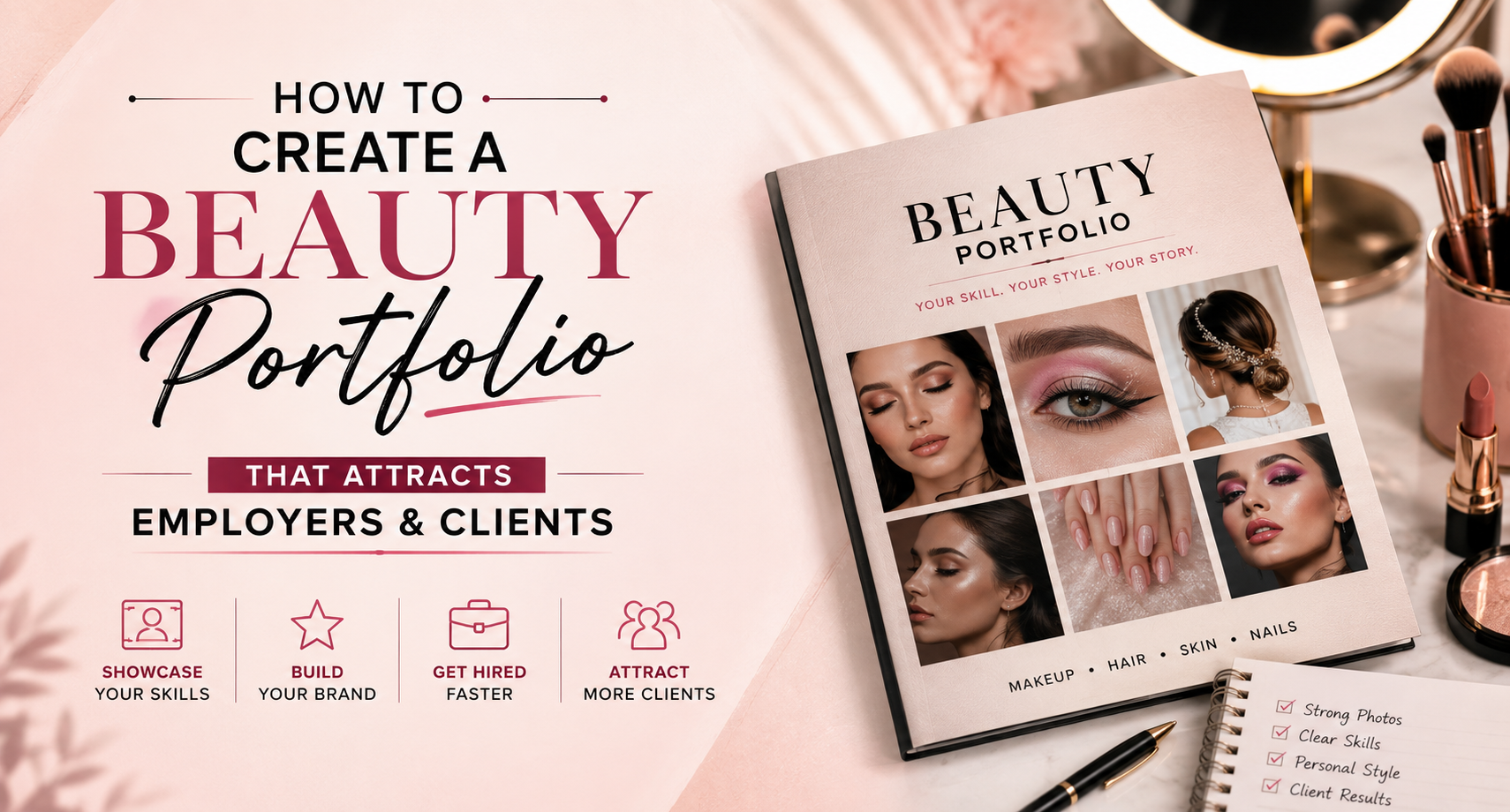 How to Create a Beauty Portfolio That Attracts Employers and Clients