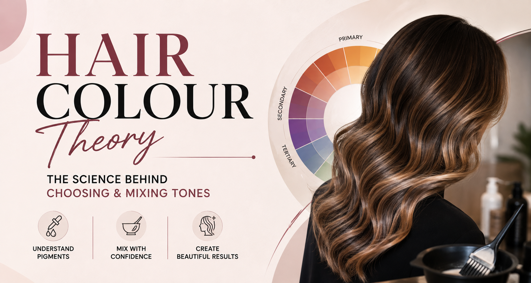 Hair Colour Theory- The Science Behind Choosing and Mixing Tones