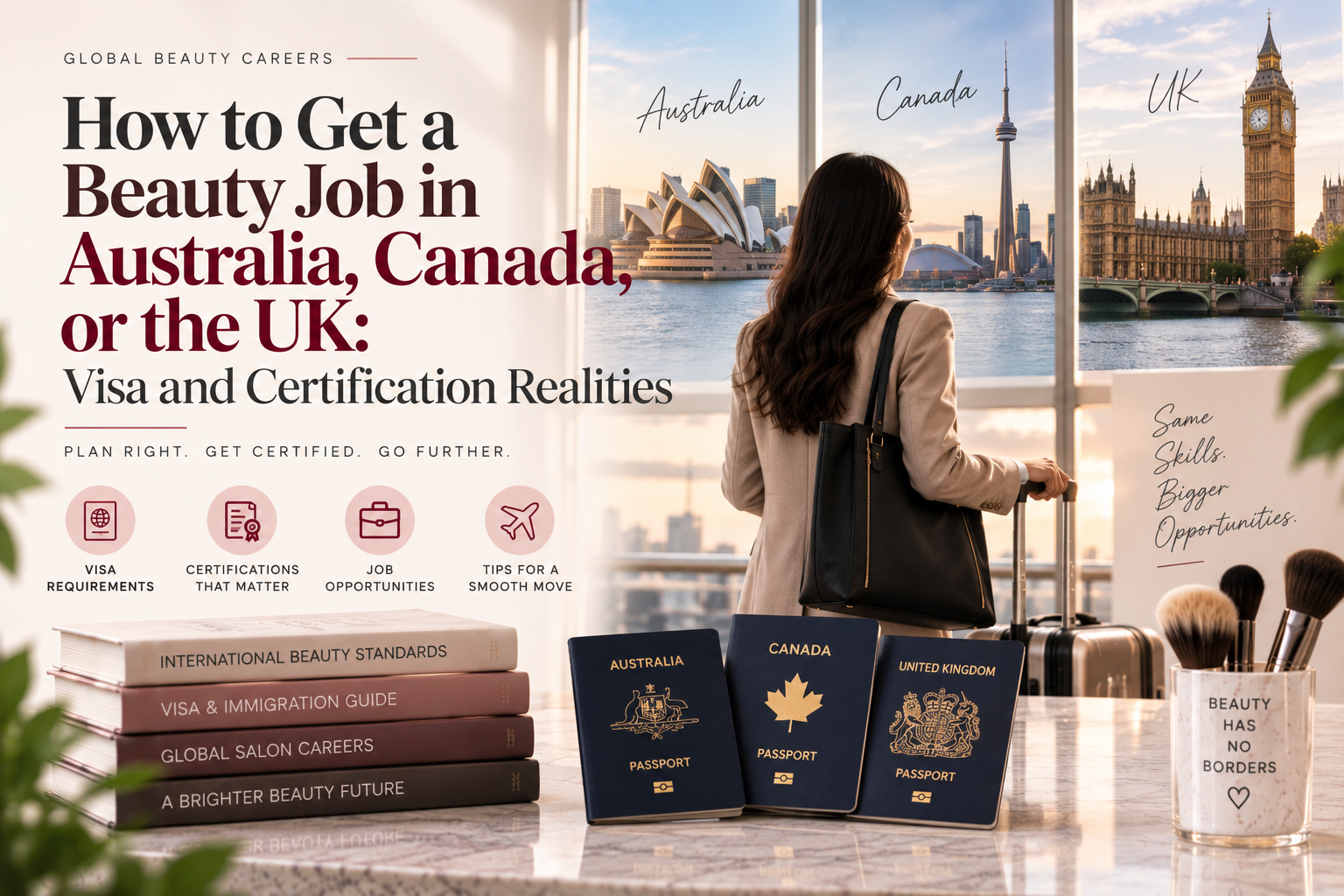 How to Get a Beauty Job in Australia, Canada, or the UK- Visa and Certification Realities