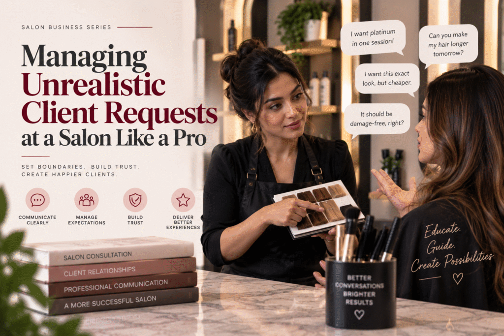 Managing Unrealistic Client Requests at a Salon Like a Pro