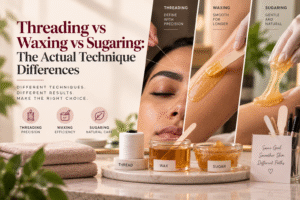 Threading vs Waxing vs Sugaring- The Actual Technique Differences