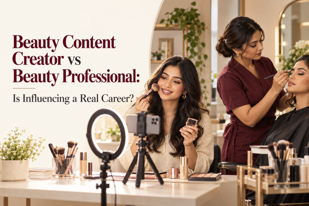 Beauty Content Creator vs Beauty Professional- Is Influencing a Real Career