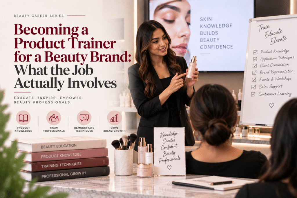 Becoming a Product Trainer for a Beauty Brand- What the Job Actually Involves