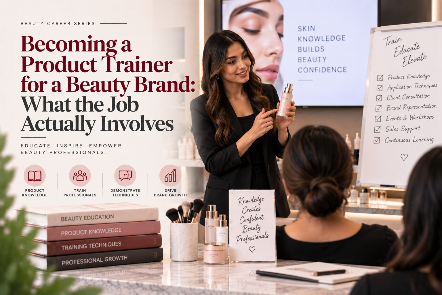 Becoming a Product Trainer for a Beauty Brand- What the Job Actually Involves
