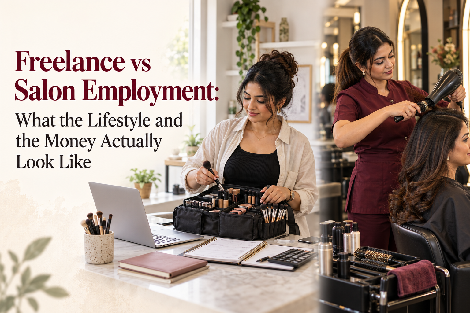 Freelance vs Salon Employment- What the Lifestyle and the Money Actually Look Like