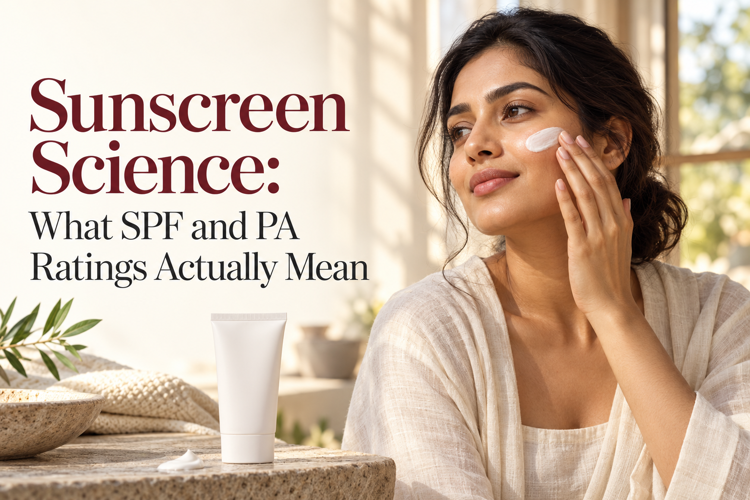 Sunscreen Science- What SPF and PA Ratings Actually Mean