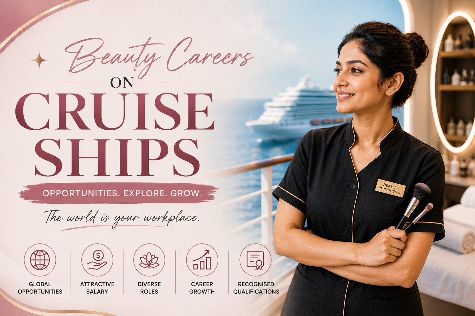 Beauty Careers on Cruise Ships: Opportunities, Skills & Qualifications