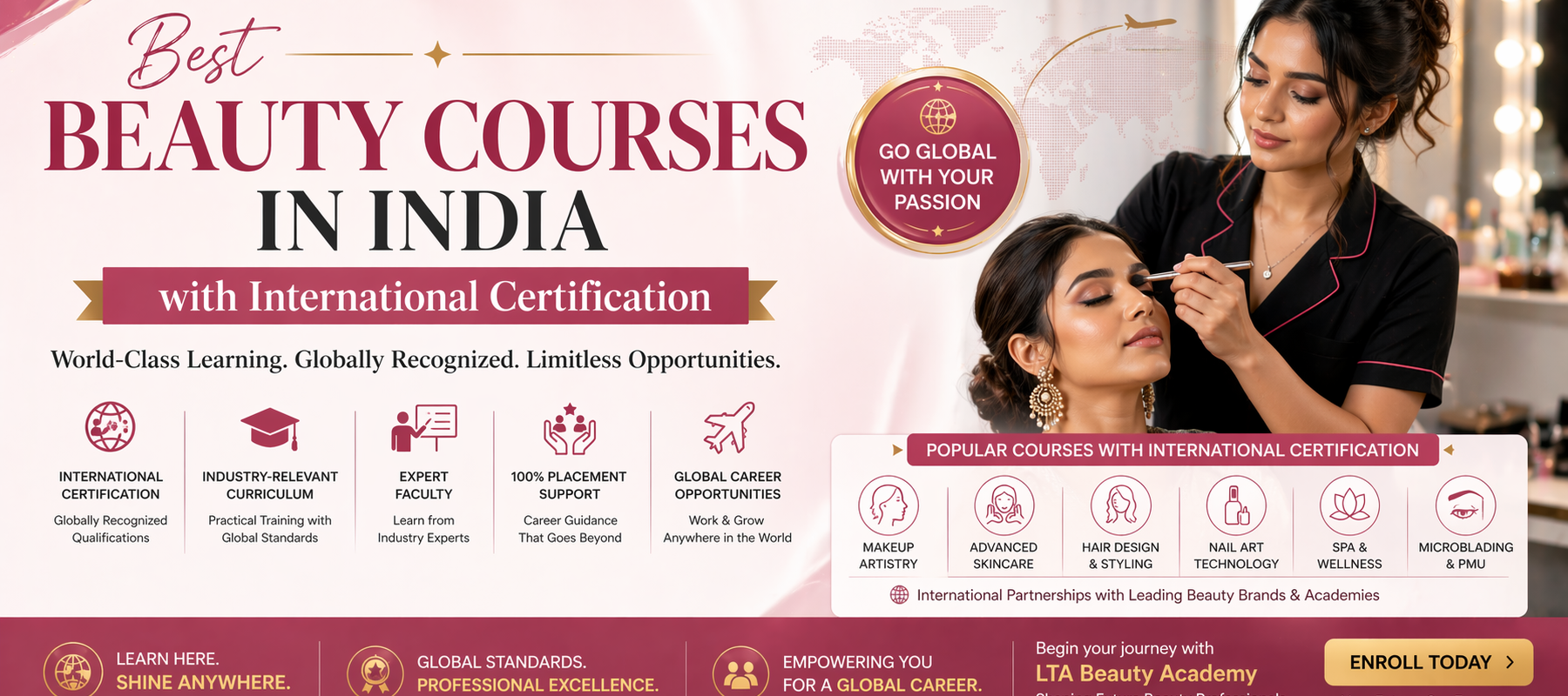 Best Beauty Courses in India with International Certification