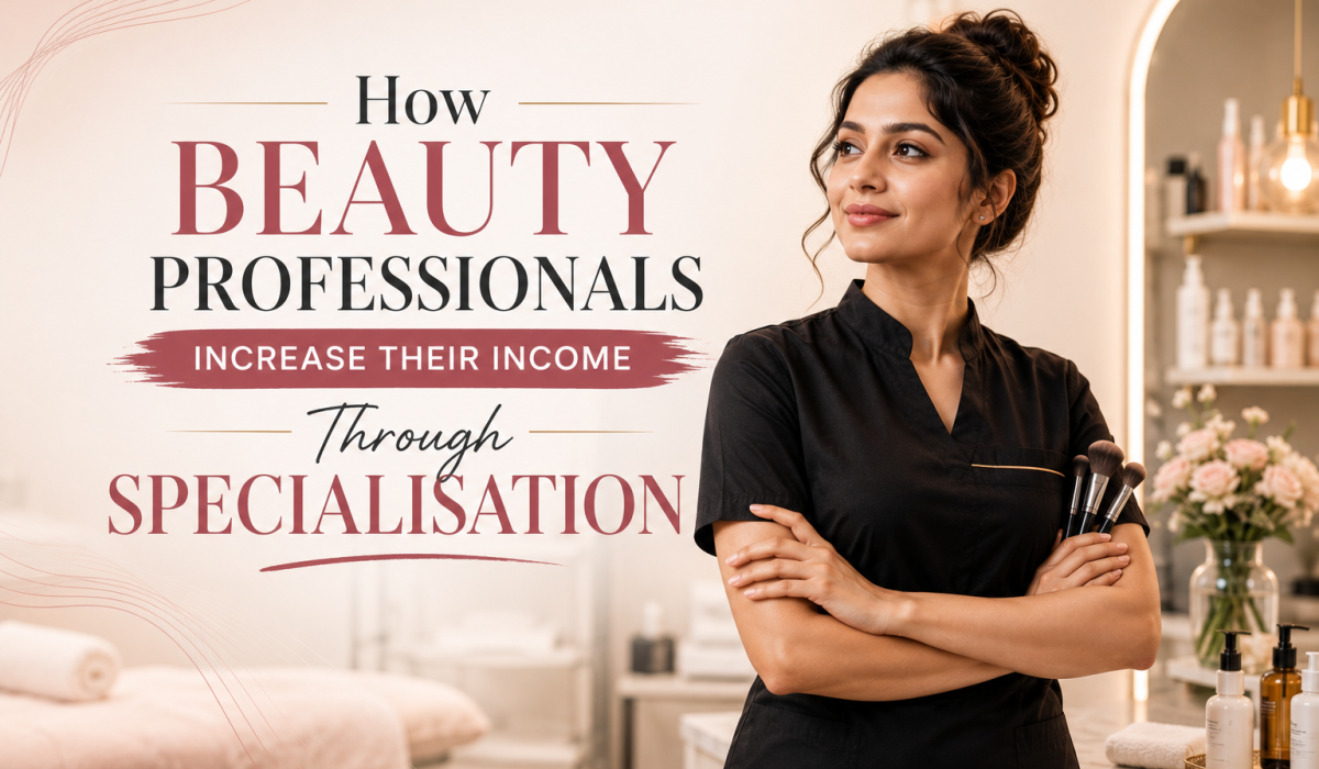 How Beauty Professionals Increase Their Income Through Specialisation