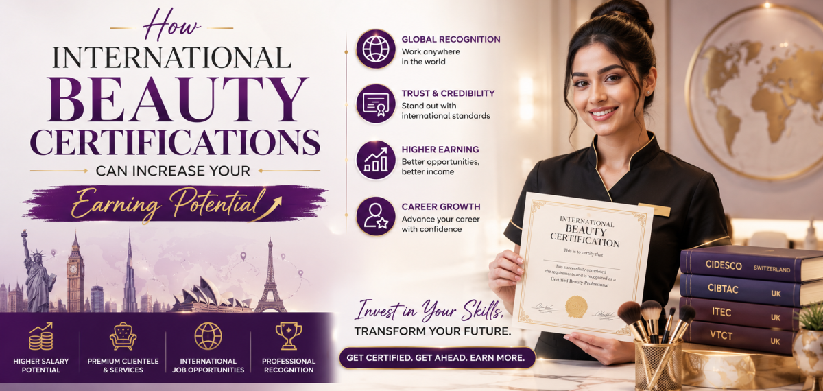 How International Beauty Certifications Can Increase Your Earning Potential