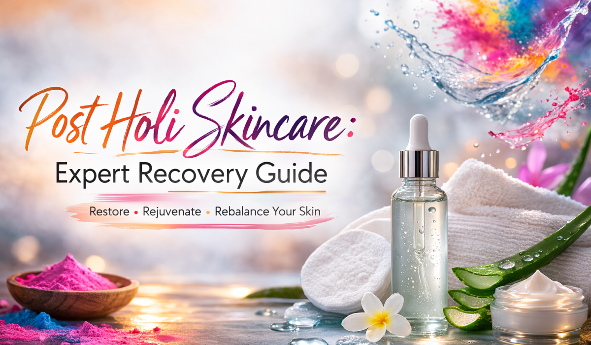 Post Holi Skincare- Expert Recovery Guide