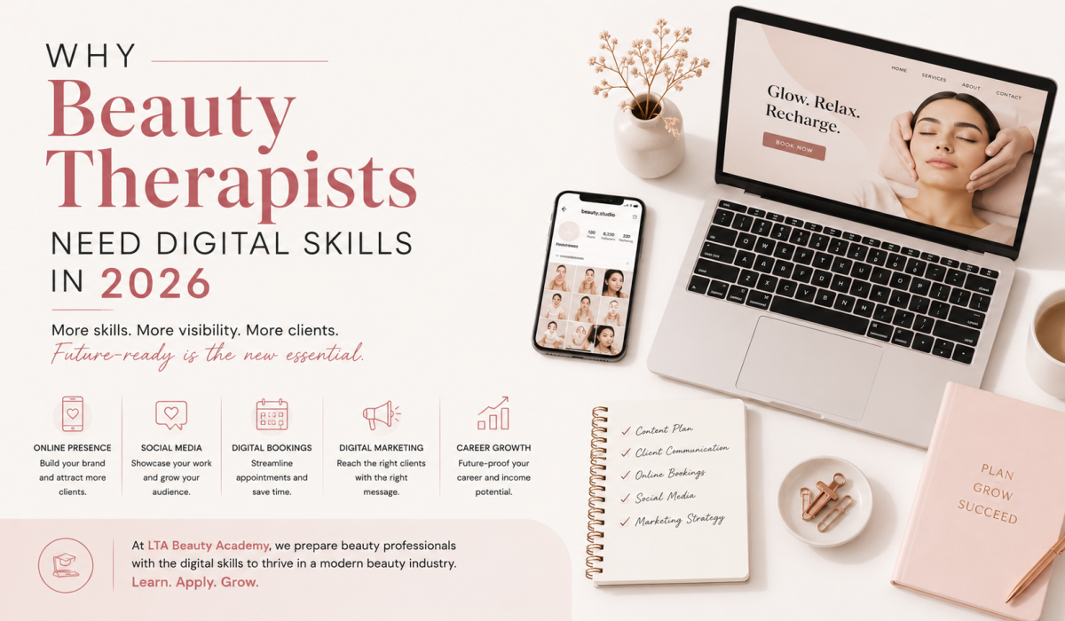 Why Beauty Therapists Need Digital Skills in 2026