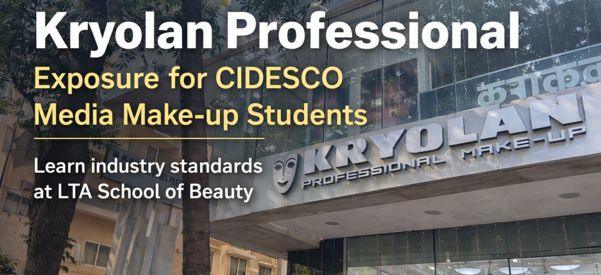 Kryolan Professional for CIDESCO Media Make-up Students